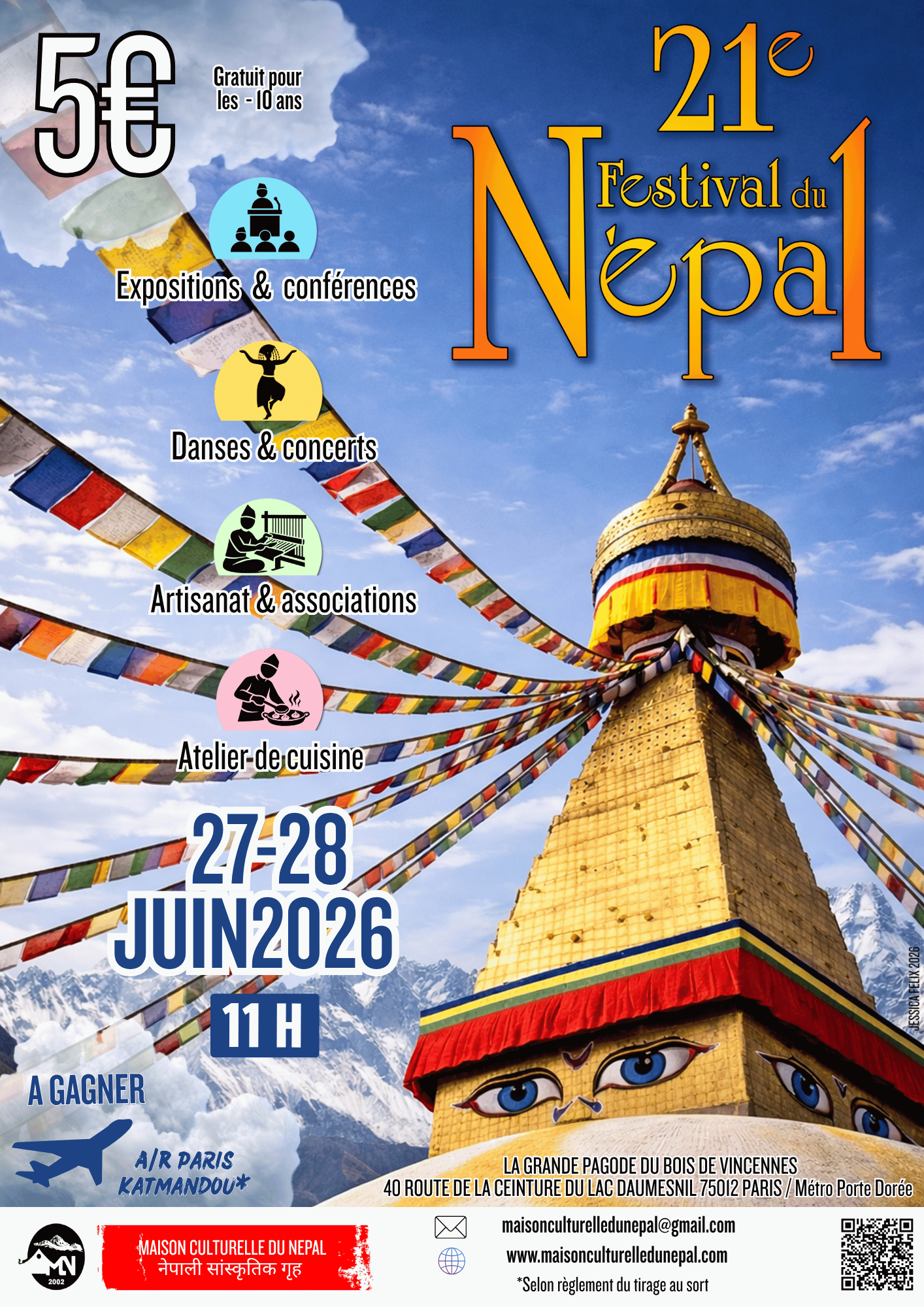 Lire la suite à propos de l’article 21ᵉ Festival du Népal — 27 & 28 juin 2026 à Paris